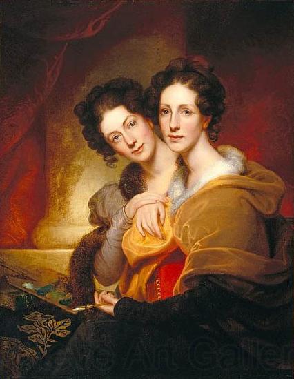 Rembrandt Peale The Sisters (Eleanor and Rosalba Peale) Germany oil painting art
